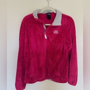 The North Face Women's Pink Full Zip Fleece Jacket